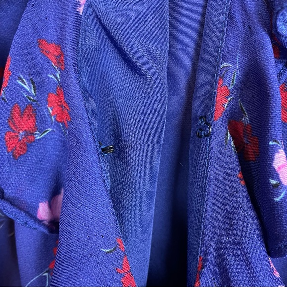 La Maison Talulah The Yearning Floral-Print Ruffle Midi Dress Size Small - Picture 10 of 15